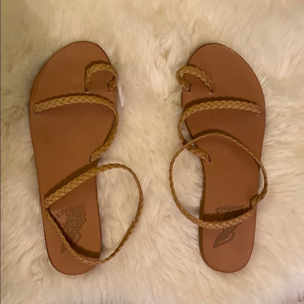 Ancient Greek Sandals Eleft Tan Minimalist Sandals
